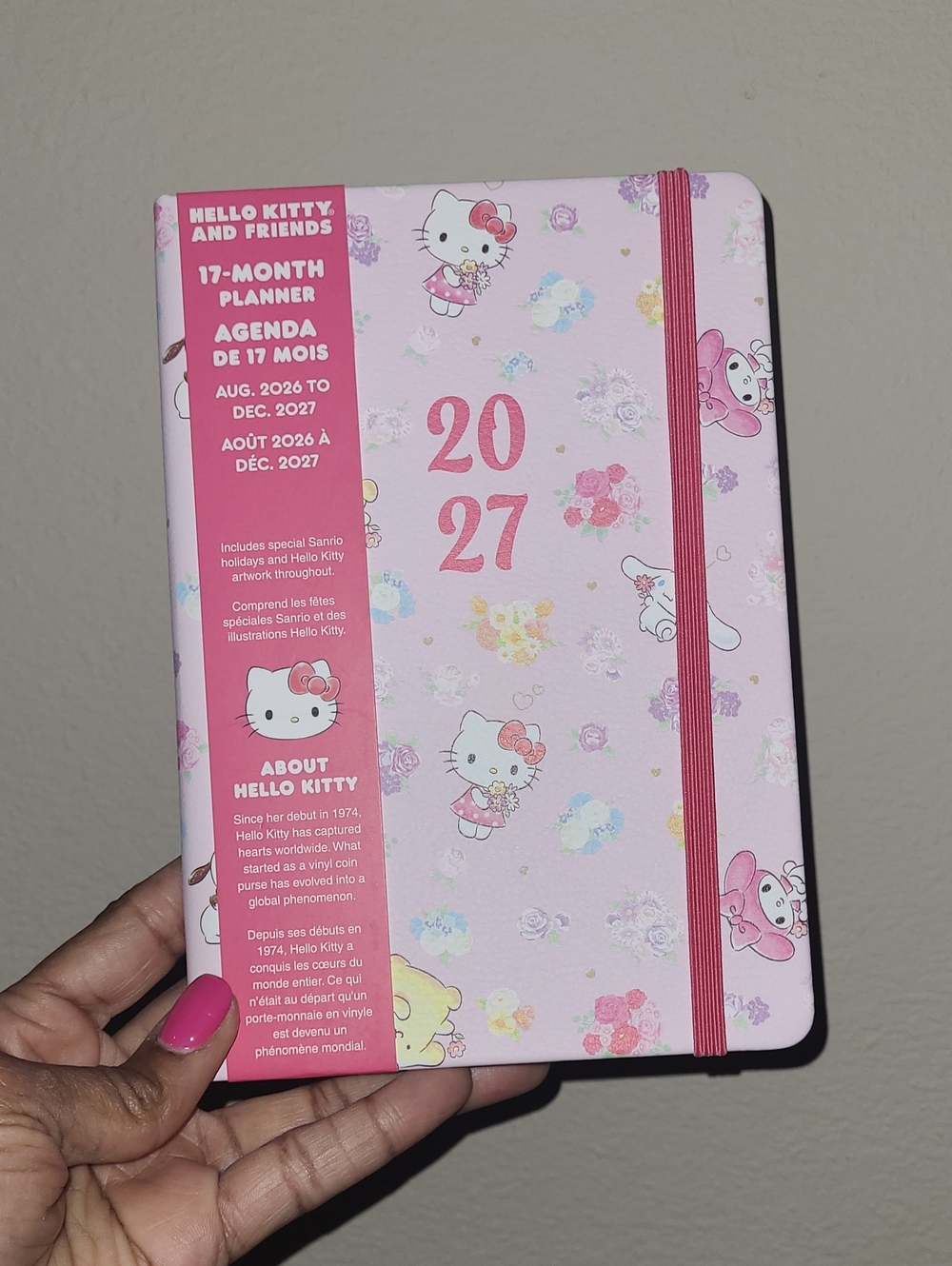 Sanrio Hello Kitty Pink Floral 2027 Planner